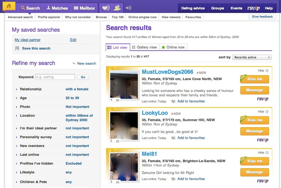 hookup sites australia